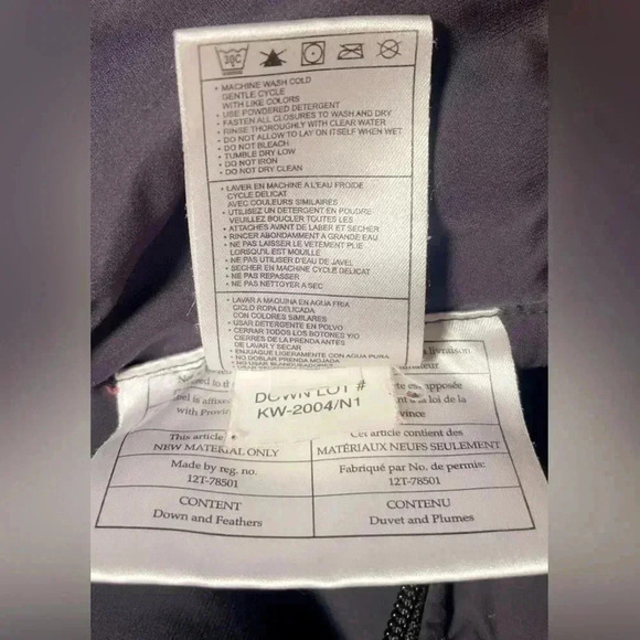 Nike black down filled Unisex Outdoor Full zip long sleeve puffer jacket M - Picture 4 of 5